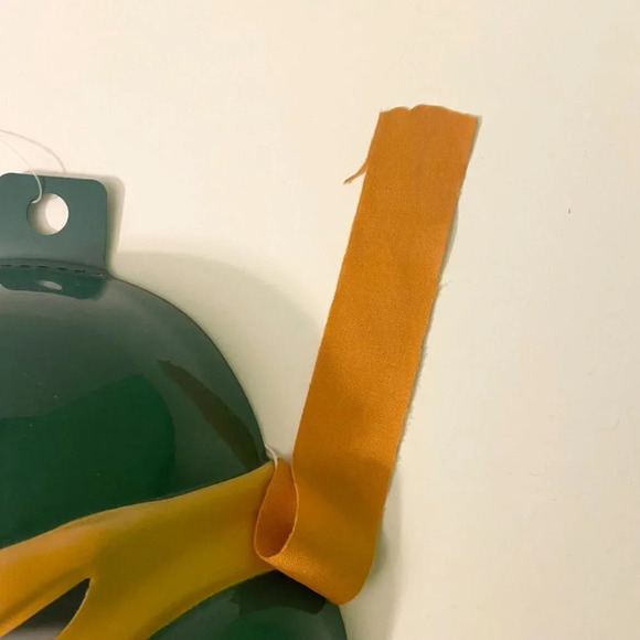 2009 TMNT Michelangelo Ninja  Turtle Plastic Mask Ages 14+ Halloween Cosplay - Picture 13 of 13